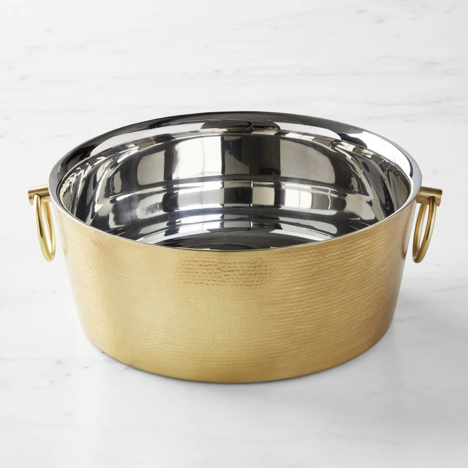 Antique Brass Party Tub - Image 2