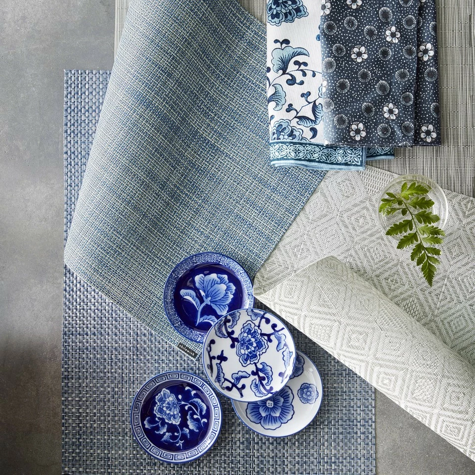 Chilewich Basketweave Placemat, Oyster - Image 4