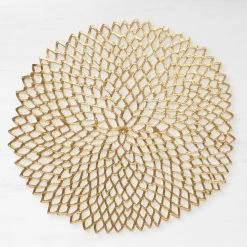 Chilewich Dahlia Brass Placemat