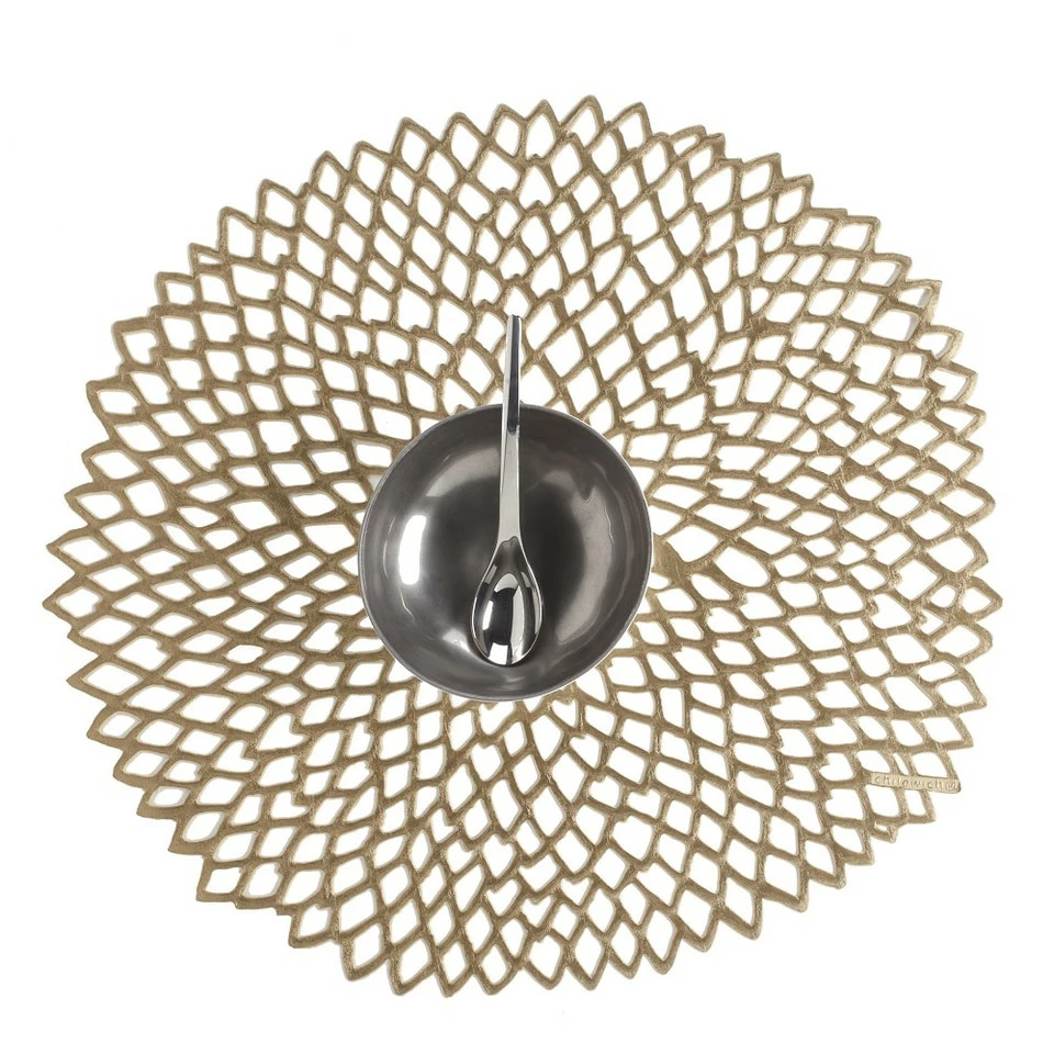 Chilewich Dahlia Brass Placemat - Image 3