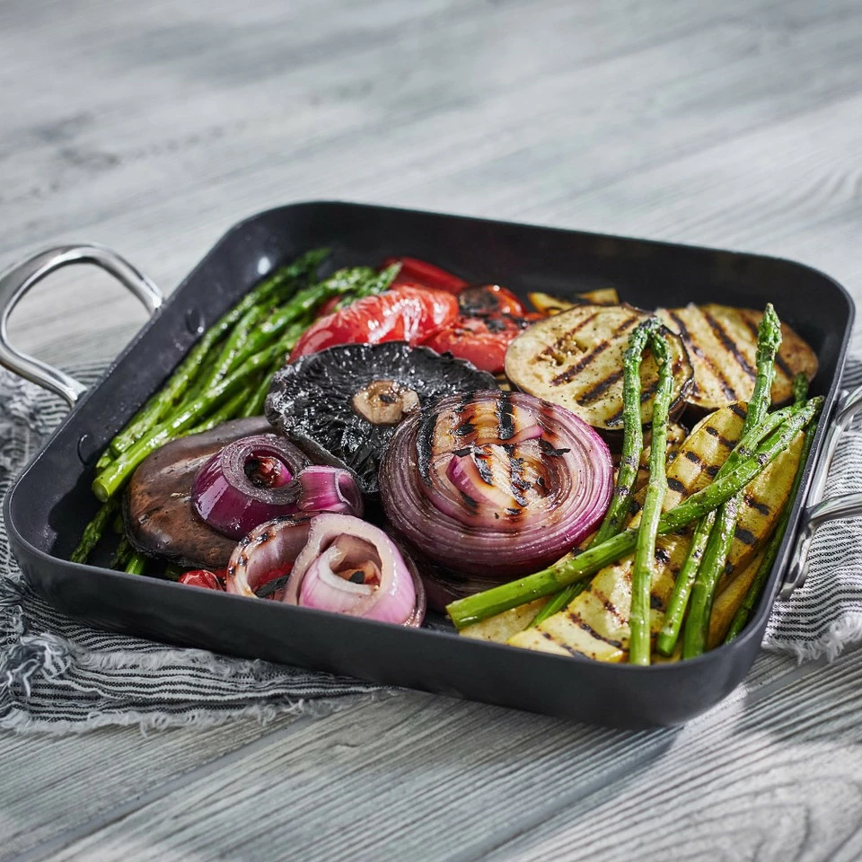 GreenPan™ Premiere Ceramic Non-Stick Outdoor/Indoor Square Grill Pan, 28 cm - Image 7