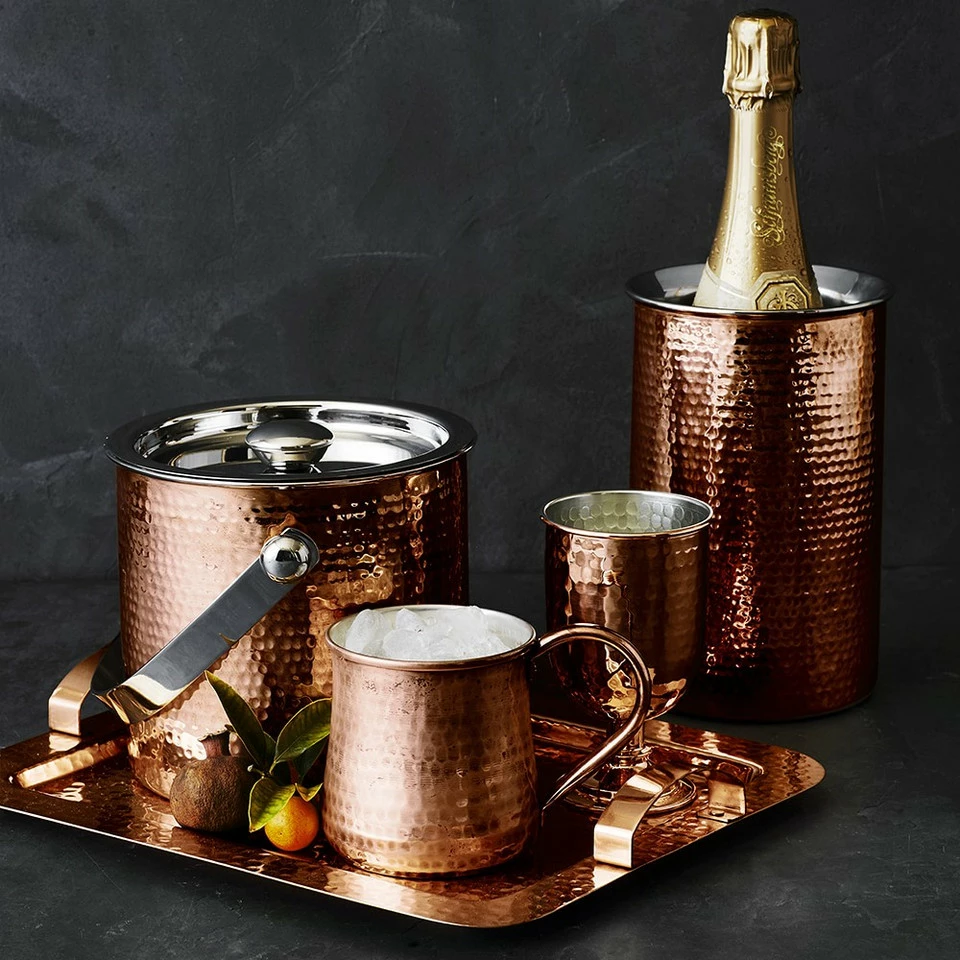 Hammered Copper Wine Chiller - Image 4