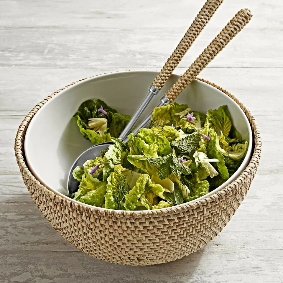 Light Woven Salad Bowl - Image 5