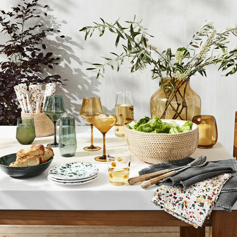 Light Woven Salad Bowl - Image 6