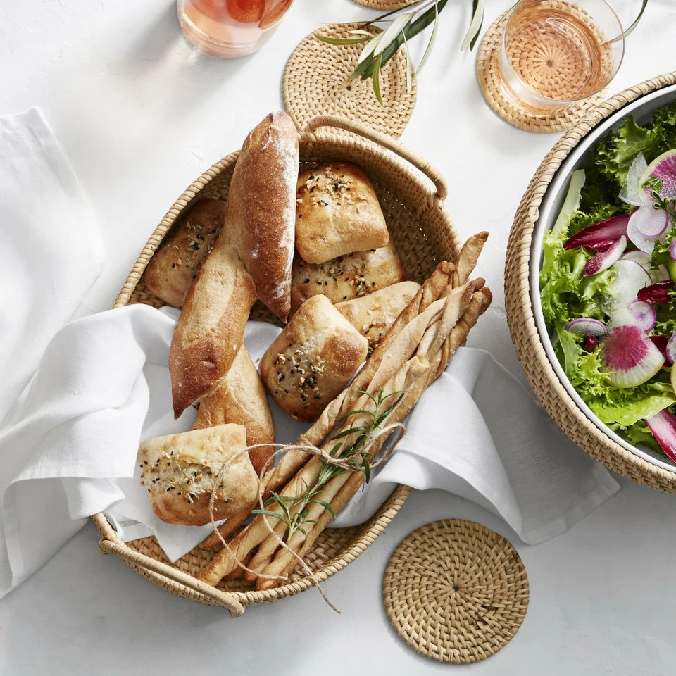 Light Woven Salad Bowl - Image 2