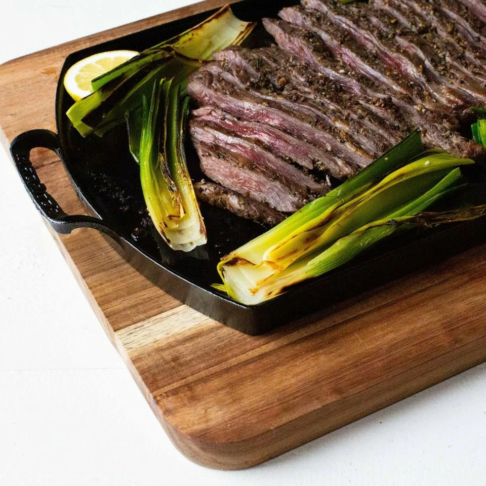 Lodge Blacklock Triple-Seasoned Cast Iron Double Burner Griddle - Image 6