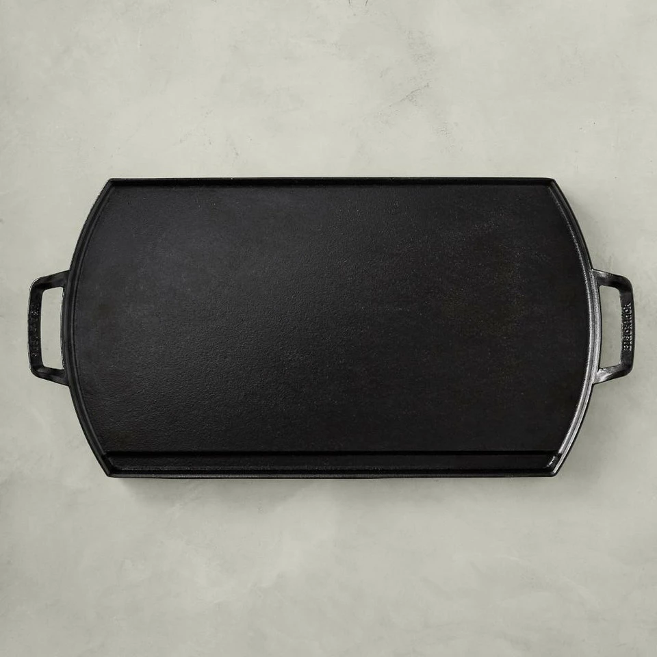 Lodge Blacklock Triple-Seasoned Cast Iron Double Burner Griddle