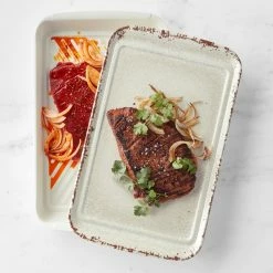 Williams Sonoma Barbecue Prep Marinade Tray, Rustic Melamine