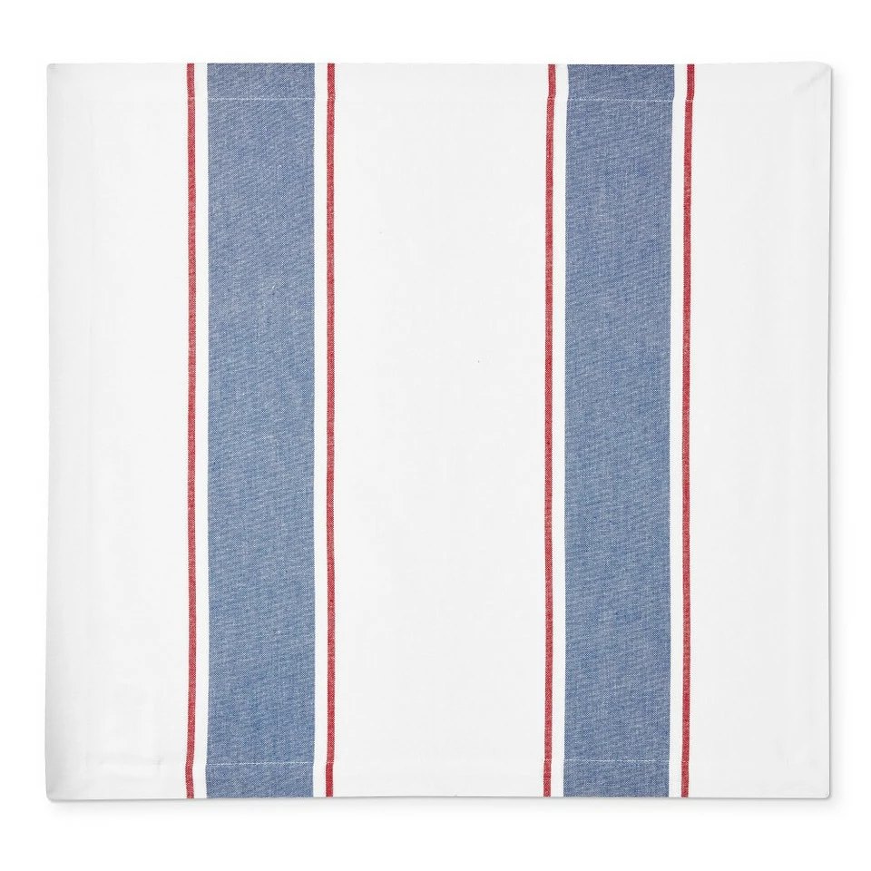Red, White & Blue Stripe Napkins, Set of 4 - Image 2