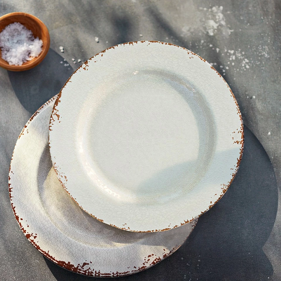 Rustic® Outdoor Melamine Dinner Plates - Image 3