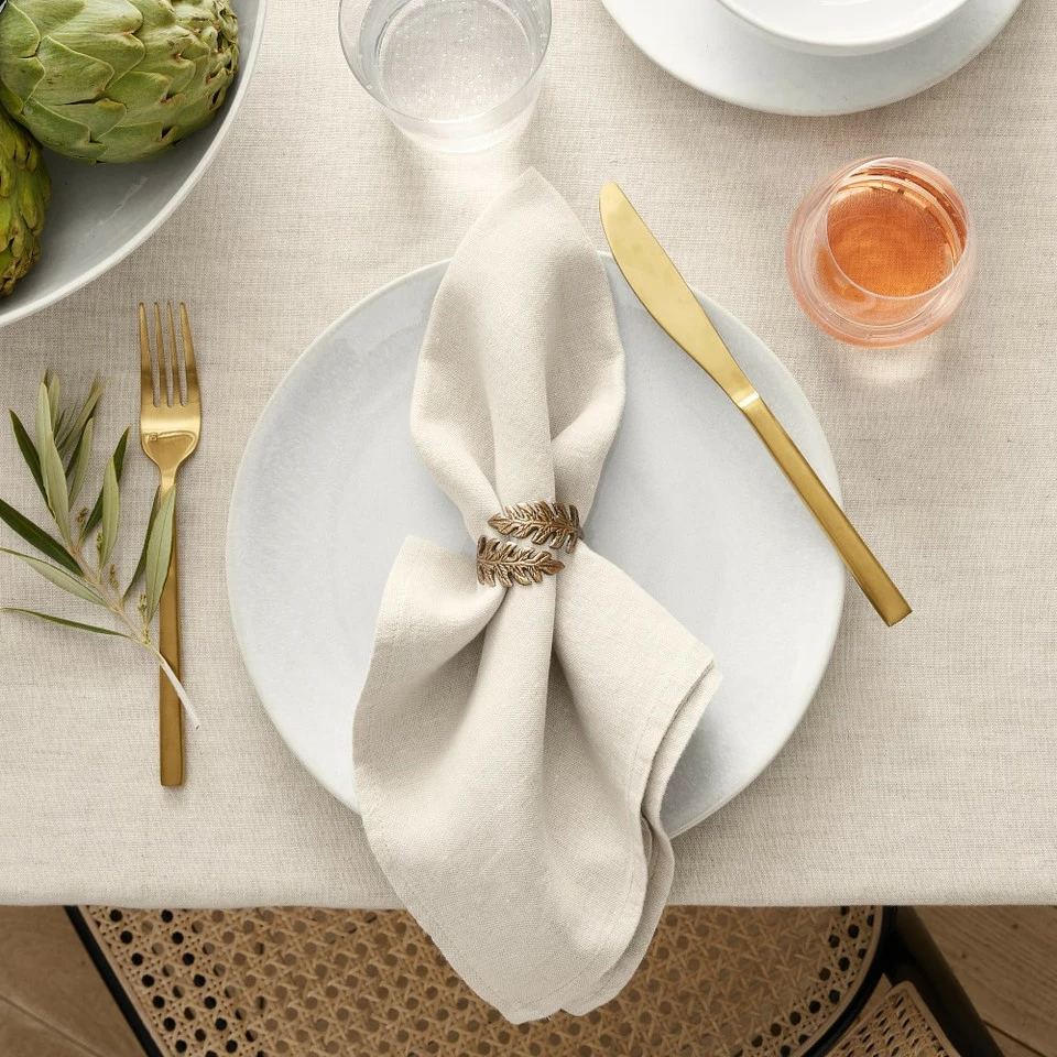 Italian Washed Linen Napkins, Set of 4 - Image 3