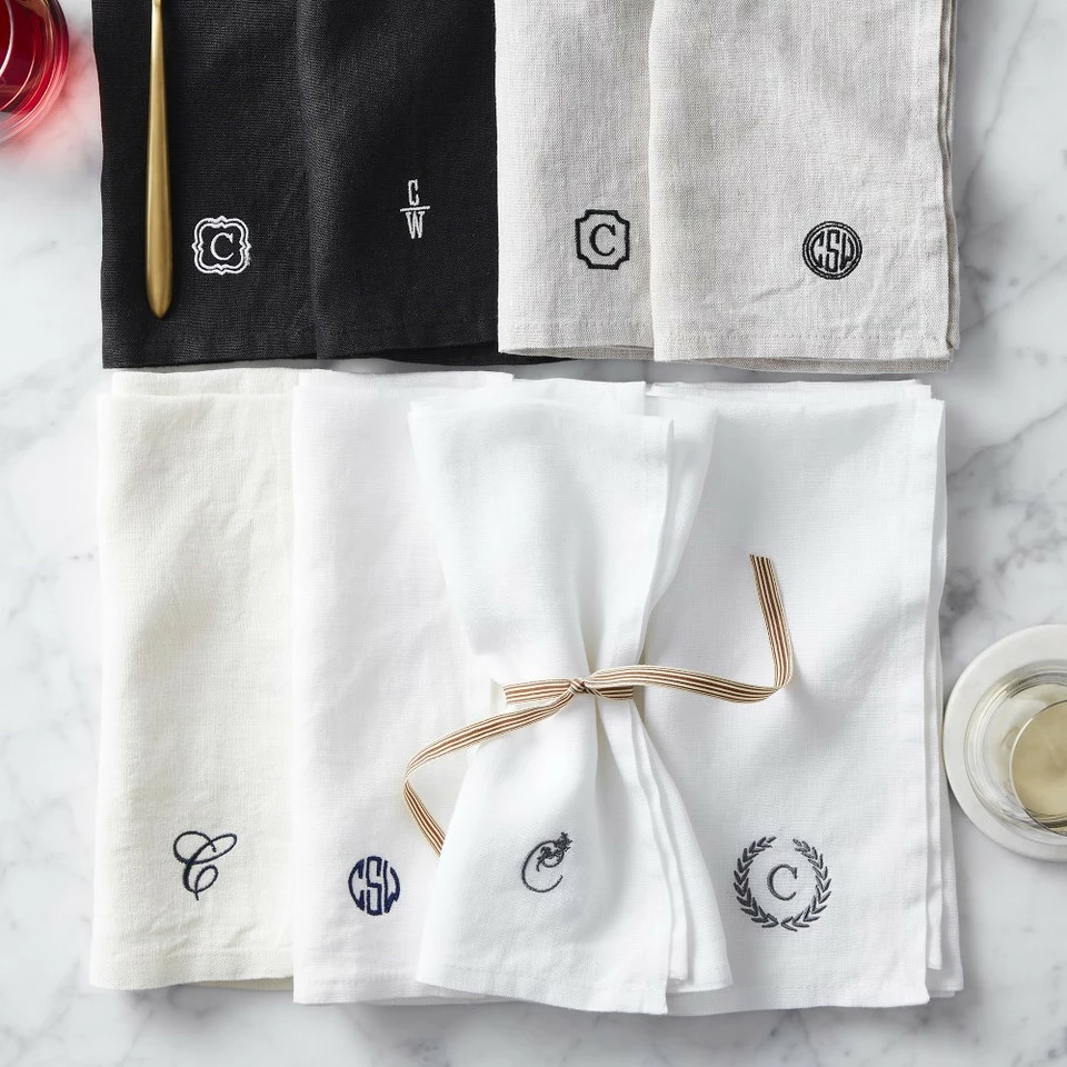 Italian Washed Linen Napkins, Set of 4 - Image 15