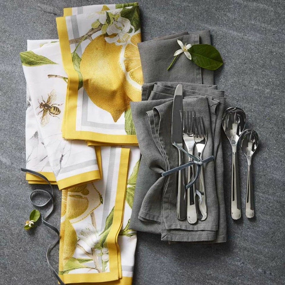 Italian Washed Linen Napkins, Set of 4 - Image 10