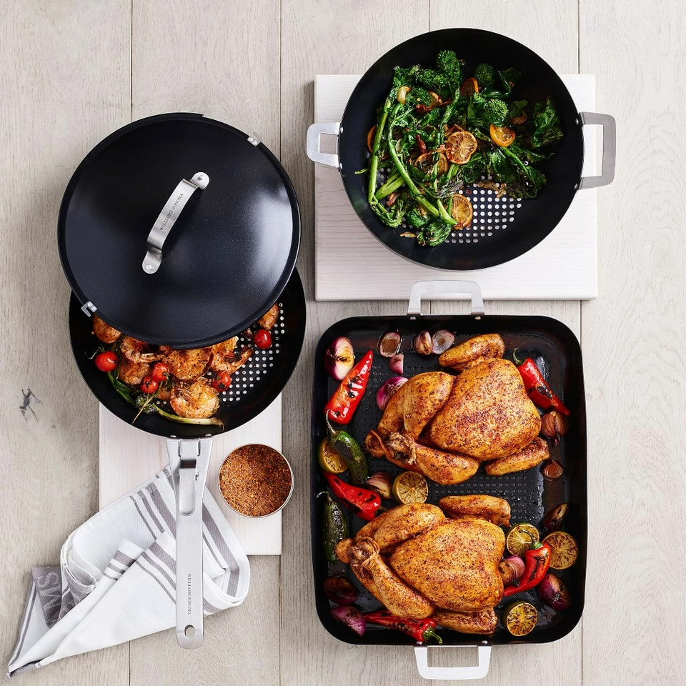 Williams Sonoma High Heat Non-Stick Outdoor Wok - Image 9