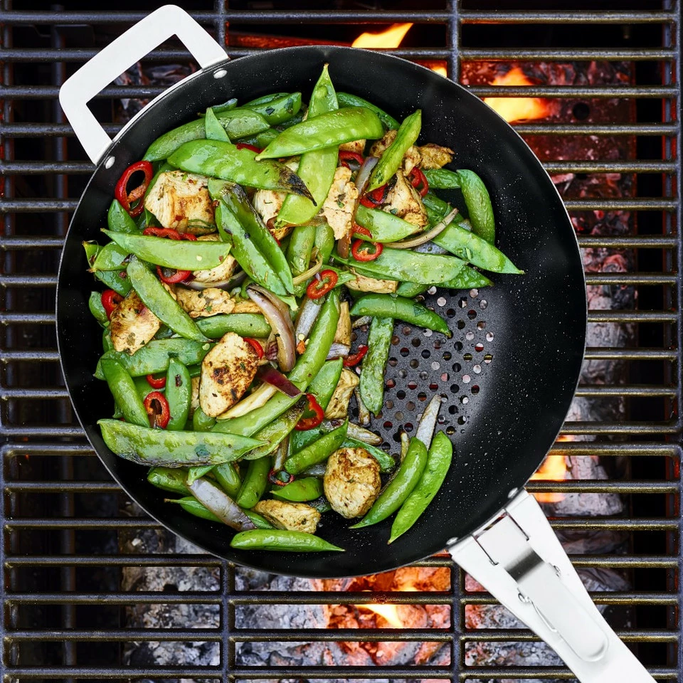 Williams Sonoma High Heat Non-Stick Outdoor Wok - Image 2
