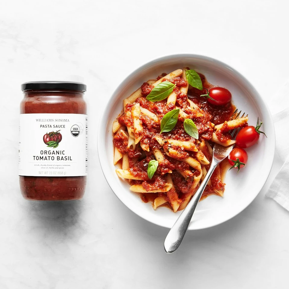 Williams Sonoma Organic Tomato Basil Pasta Sauce