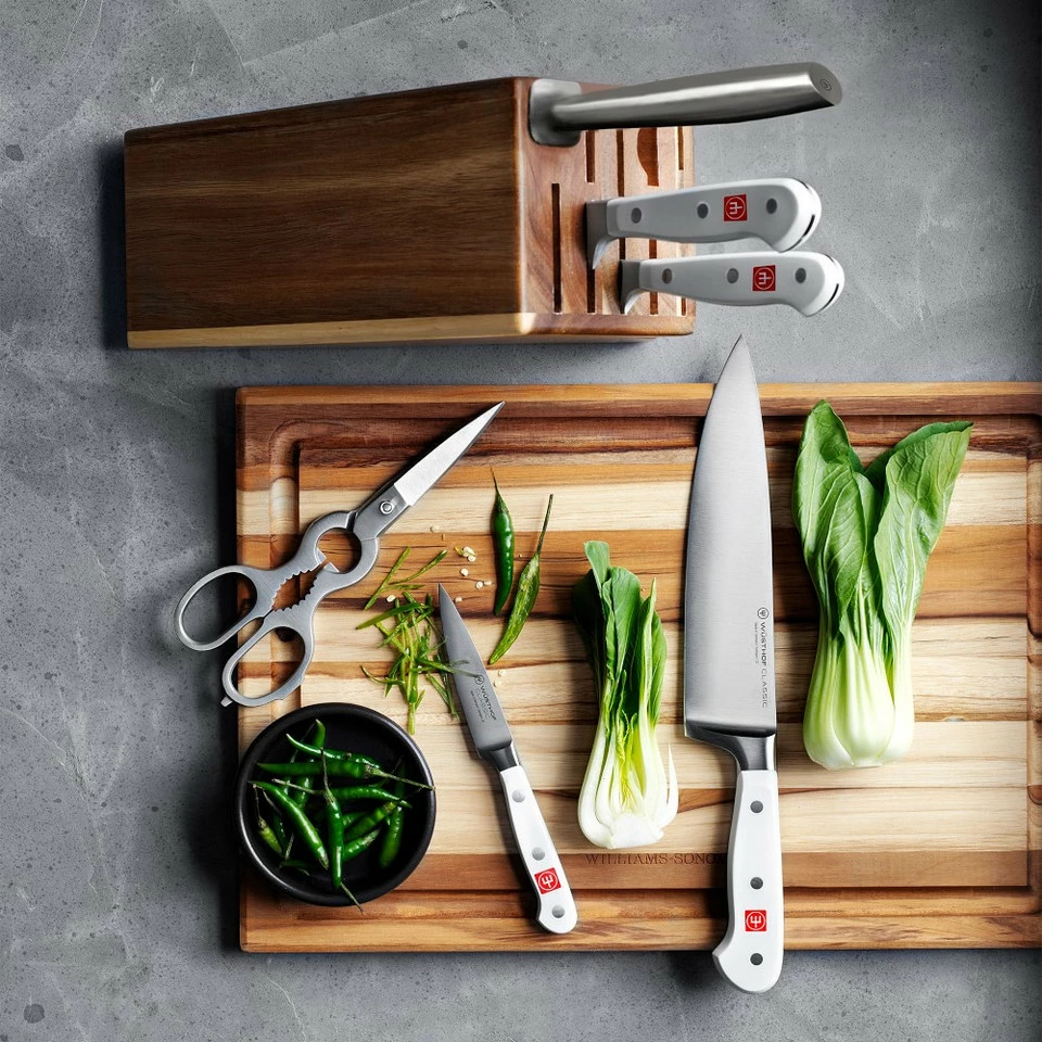 Wüsthof Classic 4-Piece Steak Set, White - Image 3